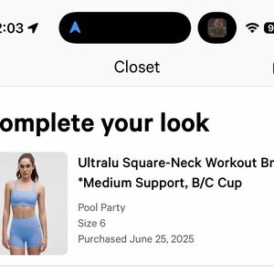 Ultralu Square-Neck Workout Bra
*Medium Support, B/C Cup